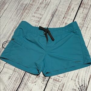 Patagonia Women's Teal Green Athletic Shorts